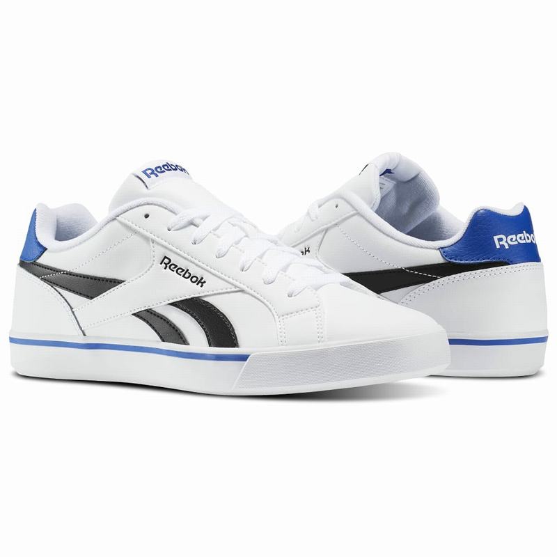 Tenisi Reebok Royal Complete 2ll Barbati Albi/Negrii/Albastru Regal Romania YL4184LG